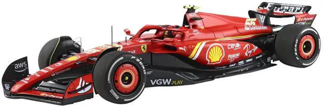 Alt view image 2 of 6 - Ferrari SF-24 #55 Carlos Sainz Winner Formula One F1 "Australian GP" (2024) Limited Edition 1/18 Diecast Model Car by BBR