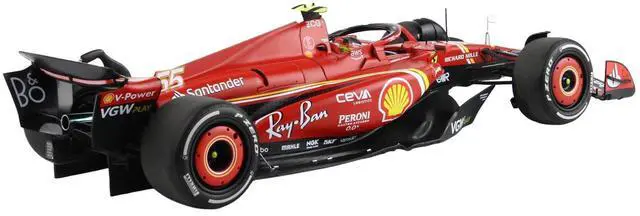 Alt view image 4 of 6 - Ferrari SF-24 #55 Carlos Sainz Winner Formula One F1 "Australian GP" (2024) Limited Edition 1/18 Diecast Model Car by BBR