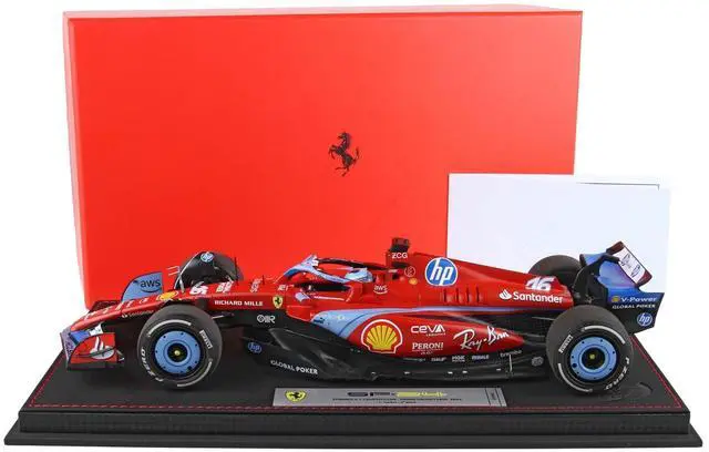 Main image of Ferrari SF-24 #16 Charles Leclerc 3rd Place F1 "Miami GP" (2024) Limited Edition to 316 pieces 1/18 Diecast Model Car by BBR