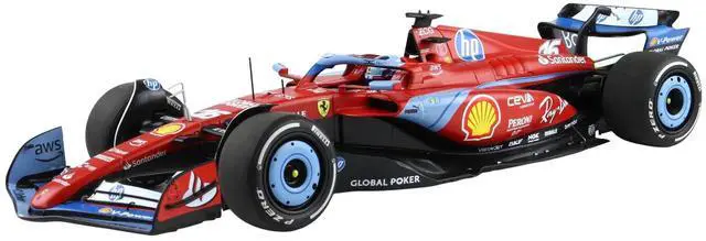 Alt view image 2 of 6 - Ferrari SF-24 #16 Charles Leclerc 3rd Place F1 "Miami GP" (2024) Limited Edition to 316 pieces 1/18 Diecast Model Car by BBR