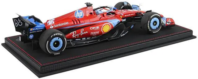 Alt view image 6 of 6 - Ferrari SF-24 #16 Charles Leclerc 3rd Place F1 "Miami GP" (2024) Limited Edition to 316 pieces 1/18 Diecast Model Car by BBR