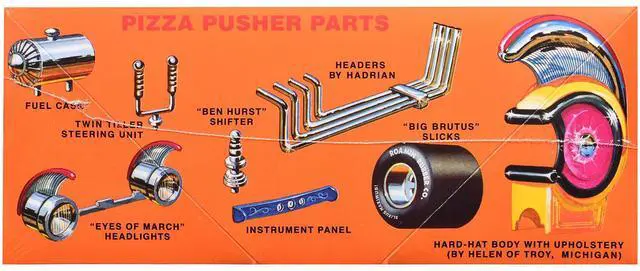 Alt view image 2 of 4 - Skill 2 Model Kit of "Lil' Roamin'" Chariot Show Rod 1/25 Scale Plastic Model by AMT