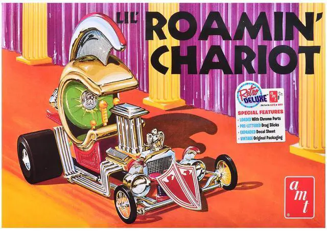 Main image of Skill 2 Model Kit of "Lil' Roamin'" Chariot Show Rod 1/25 Scale Plastic Model by AMT