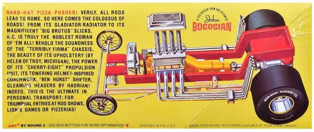 Alt view image 3 of 4 - Skill 2 Model Kit of "Lil' Roamin'" Chariot Show Rod 1/25 Scale Plastic Model by AMT