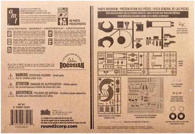 Alt view image 4 of 4 - Skill 2 Model Kit of "Lil' Roamin'" Chariot Show Rod 1/25 Scale Plastic Model by AMT
