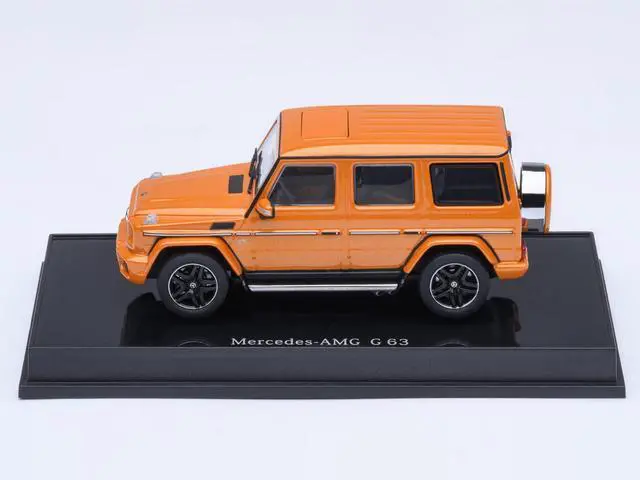 Alt view image 6 of 6 - 2017 Mercedes-Benz AMG G 63 Sunset Beam Orange 1/64 Diecast Model Car by Autoart