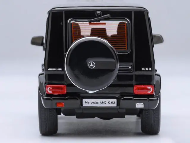 Alt view image 5 of 6 - 2017 Mercedes-Benz AMG G 63 Black 1/64 Diecast Model Car by Autoart