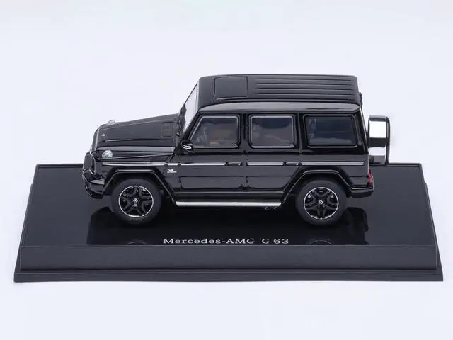 Alt view image 6 of 6 - 2017 Mercedes-Benz AMG G 63 Black 1/64 Diecast Model Car by Autoart