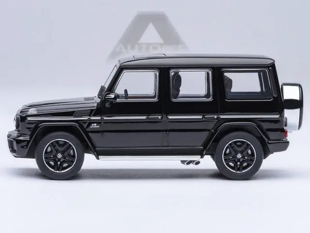 Alt view image 2 of 6 - 2017 Mercedes-Benz AMG G 63 Black 1/64 Diecast Model Car by Autoart