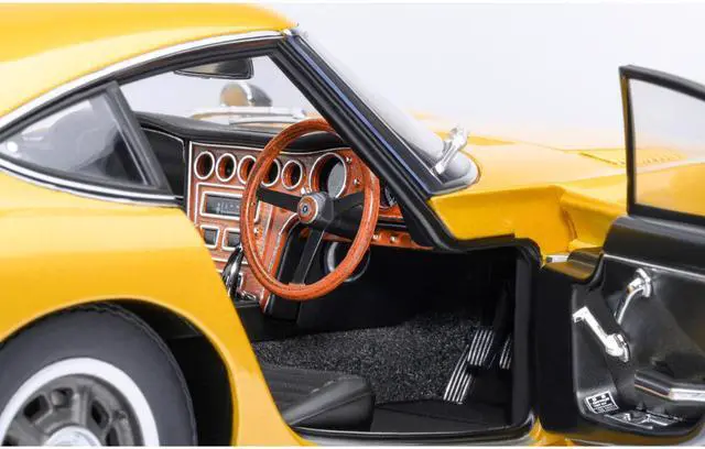 Alt view image 5 of 6 - 1967 Toyota 2000GT RHD (Right Hand Drive) Gold Metallic 1/18 Model Car by Autoart