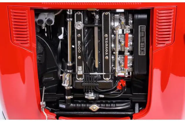 Alt view image 4 of 6 - 1967 Toyota 2000GT RHD (Right Hand Drive) Red 1/18 Model Car by Autoart