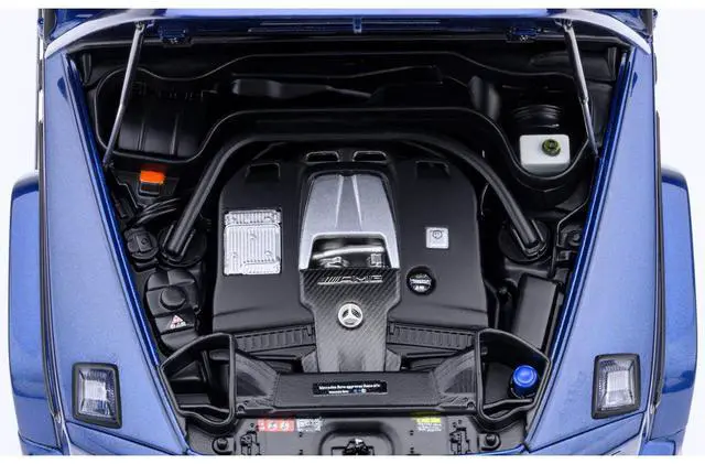 Alt view image 4 of 6 - 2019 Mercedes-Benz AMG G63 Brilliant Blue Metallic 1/18 Model Car by Autoart