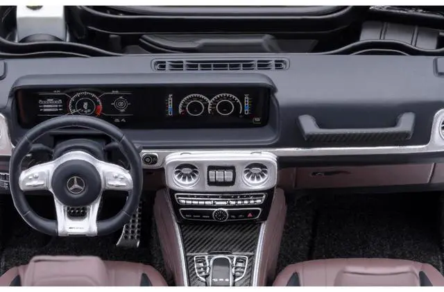 Alt view image 6 of 6 - 2019 Mercedes-Benz AMG G63 Brilliant Blue Metallic 1/18 Model Car by Autoart