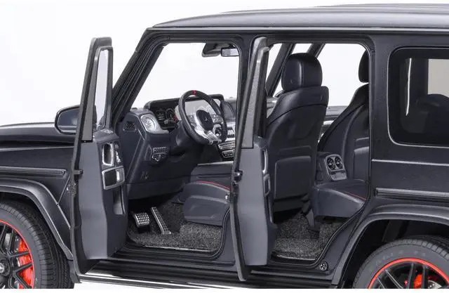 Alt view image 5 of 6 - 2019 Mercedes-Benz AMG G63 Matt Black 1/18 Model Car by Autoart
