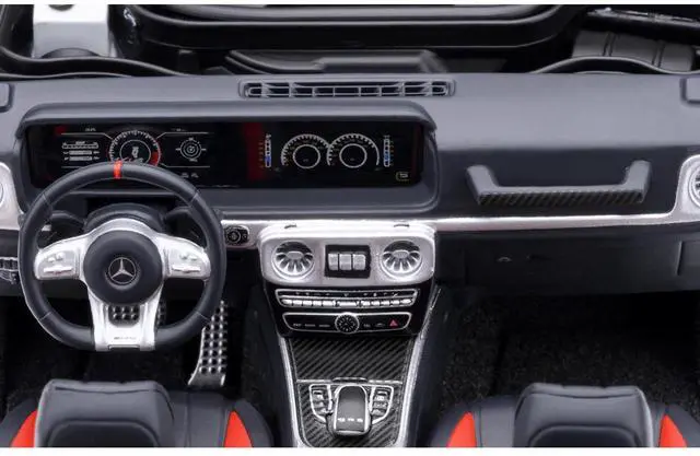 Alt view image 6 of 6 - 2019 Mercedes-Benz AMG G63 Matt Black 1/18 Model Car by Autoart