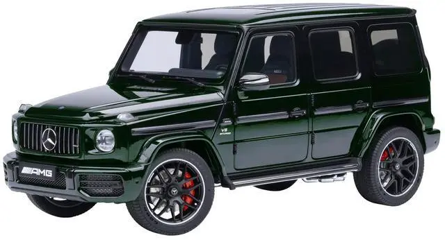Main image of 2019 Mercedes-Benz AMG G63 Emerald Green Metallic 1/18 Model Car by Autoart