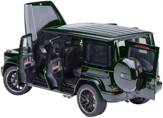 Alt view image 2 of 6 - 2019 Mercedes-Benz AMG G63 Emerald Green Metallic 1/18 Model Car by Autoart