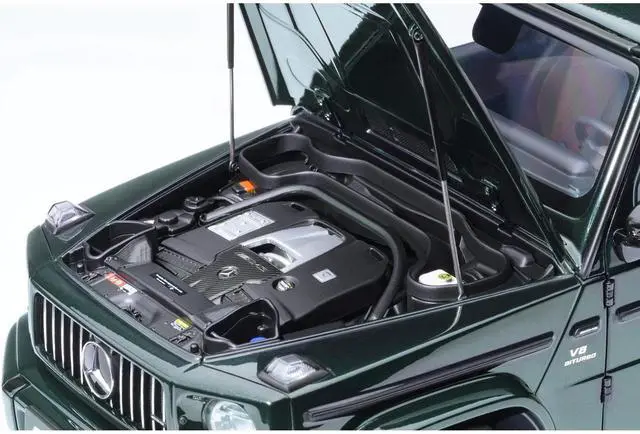 Alt view image 3 of 6 - 2019 Mercedes-Benz AMG G63 Emerald Green Metallic 1/18 Model Car by Autoart