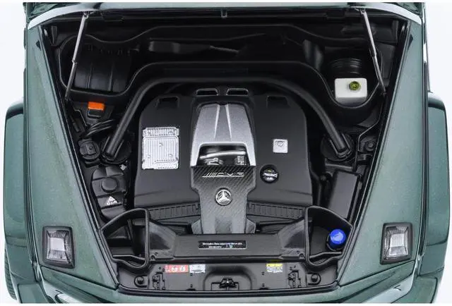 Alt view image 4 of 6 - 2019 Mercedes-Benz AMG G63 Emerald Green Metallic 1/18 Model Car by Autoart