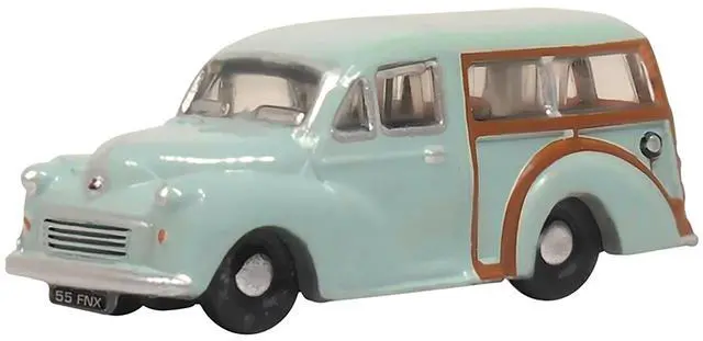 Alt view image 6 of 6 - Morris Minor Traveller Smoke Gray 1/148 (N) Scale Diecast Model Car by Oxford Diecast