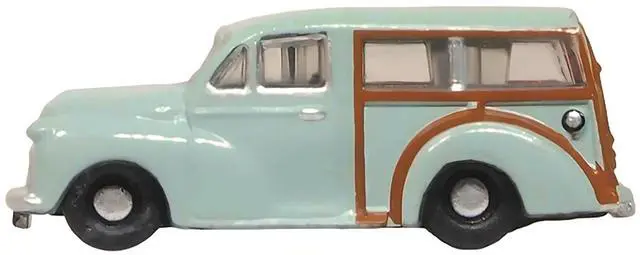 Alt view image 2 of 6 - Morris Minor Traveller Smoke Gray 1/148 (N) Scale Diecast Model Car by Oxford Diecast