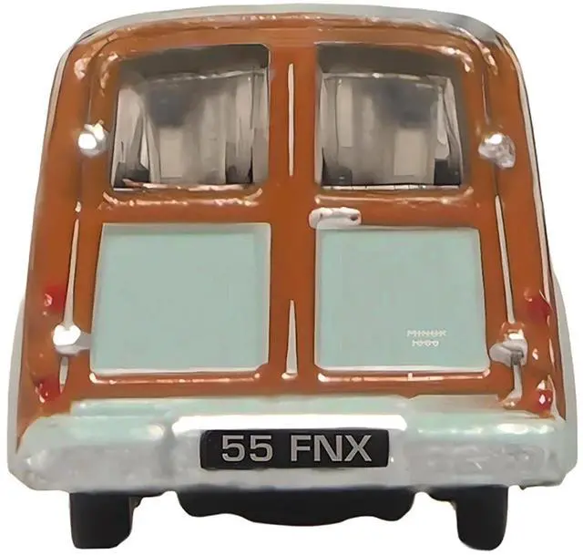 Alt view image 5 of 6 - Morris Minor Traveller Smoke Gray 1/148 (N) Scale Diecast Model Car by Oxford Diecast