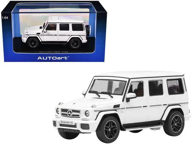 Main image of 2017 Mercedes-Benz AMG G 63 White 1/64 Diecast Model Car by Autoart