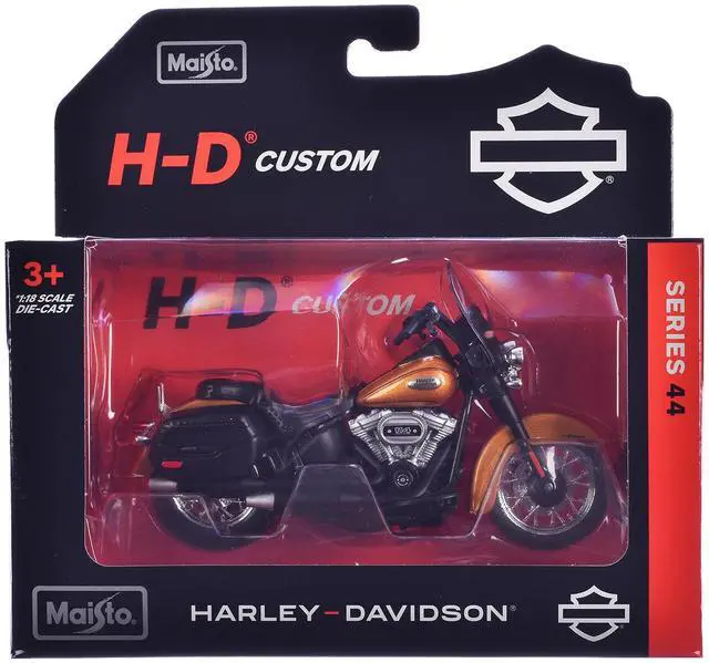 Alt view image 4 of 6 - Motorcycle Models of Harley-Davidson Motorcycles 6 piece Set Series 44 1/18 Diecast Motorcycle Models by Maisto