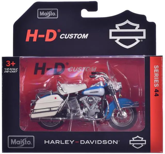 Alt view image 6 of 6 - Motorcycle Models of Harley-Davidson Motorcycles 6 piece Set Series 44 1/18 Diecast Motorcycle Models by Maisto