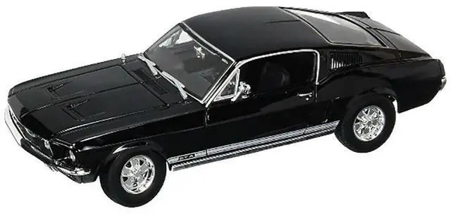 Alt view image 5 of 7 - Maisto 31166bk 1967 Ford Mustang GTA Fastback Black 1-18 Diecast Model Car