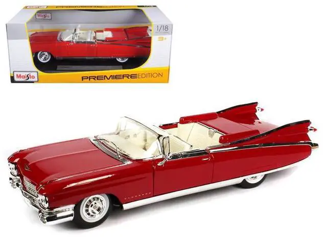 Main image of 1959 Cadillac Eldorado Biarritz Red 1/18 Diecast Model Car by Maisto