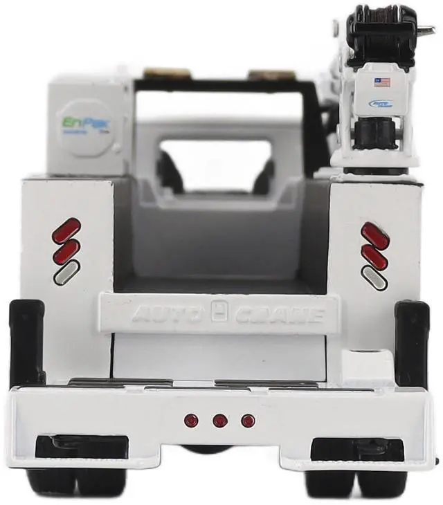 Alt view image 6 of 6 - Kenworth T380 Auto-Crane Titan 85-Body HC14-Crane Work Truck with Miller EnPak White 1/50 Diecast Model by Diecast Masters