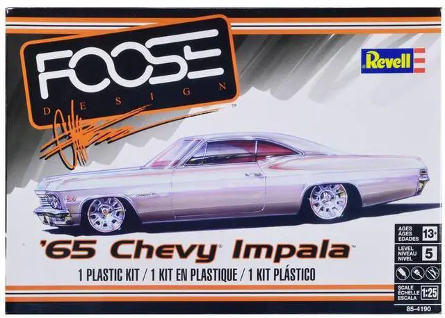 Alt view image 6 of 6 - Level 5 Model Kit 1965 Chevrolet Impala "Foose Designed" 1/25 Scale Model by Revell
