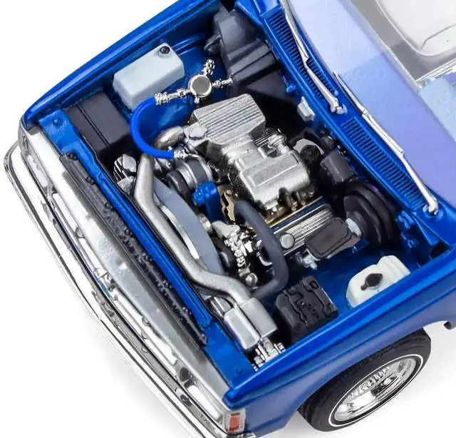 Alt view image 3 of 6 - Level 4 Model Kit 1991 Chevrolet S-10 Lowrider Pickup Truck with 1/64 Diecast Version Included 1/25 Scale Model by Revell