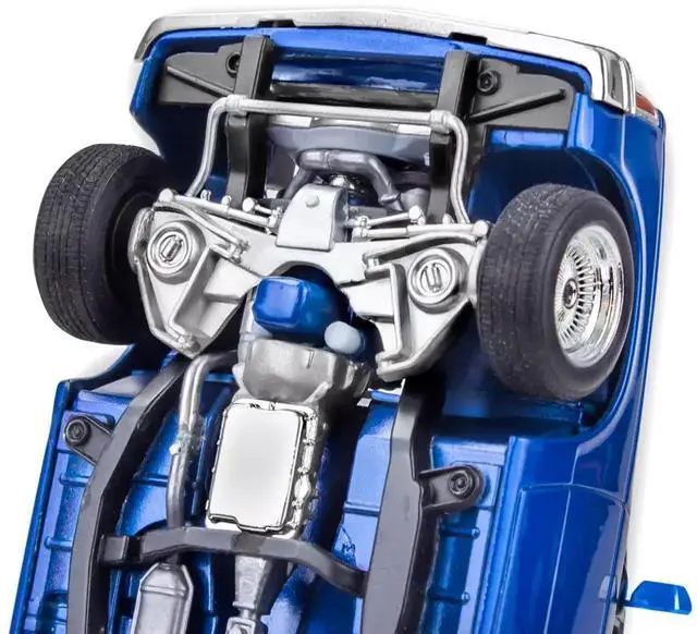 Alt view image 4 of 6 - Level 4 Model Kit 1991 Chevrolet S-10 Lowrider Pickup Truck with 1/64 Diecast Version Included 1/25 Scale Model by Revell