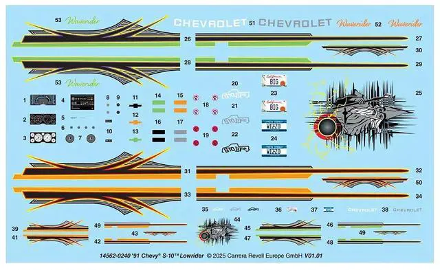 Alt view image 6 of 6 - Level 4 Model Kit 1991 Chevrolet S-10 Lowrider Pickup Truck with 1/64 Diecast Version Included 1/25 Scale Model by Revell