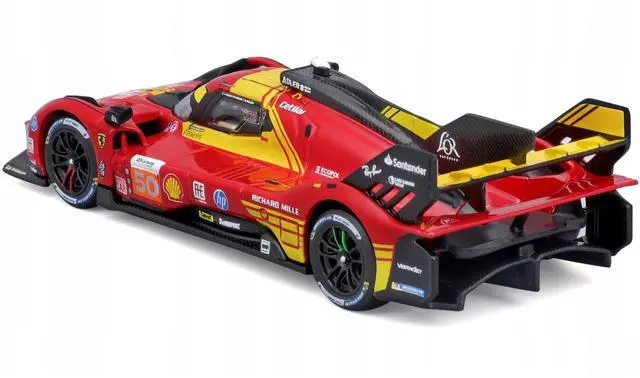 Alt view image 2 of 6 - Ferrari 499P #50 "Ferrari AF Corse" Winner "24 Hours of Le Mans" (2024) "Racing" 1/43 Diecast Model Car by Bburago