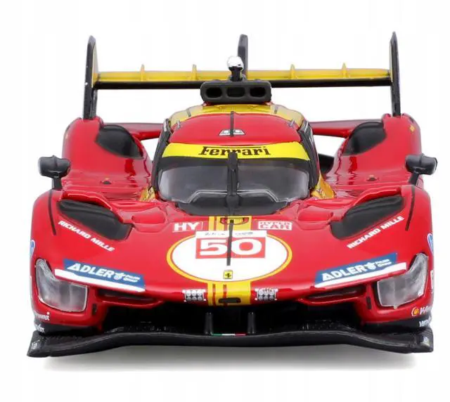 Alt view image 3 of 6 - Ferrari 499P #50 "Ferrari AF Corse" Winner "24 Hours of Le Mans" (2024) "Racing" 1/43 Diecast Model Car by Bburago