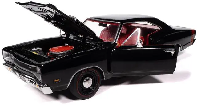 Alt view image 2 of 6 - 1969 Dodge Coronet Super Bee "Muscle Car & Corvette Nationals" (MCACN) Black with Red Interior "American Muscle" Series
