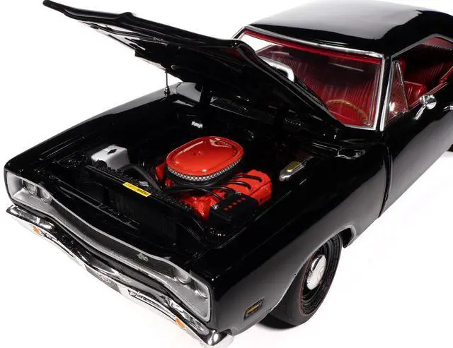 Alt view image 3 of 6 - 1969 Dodge Coronet Super Bee "Muscle Car & Corvette Nationals" (MCACN) Black with Red Interior "American Muscle" Series