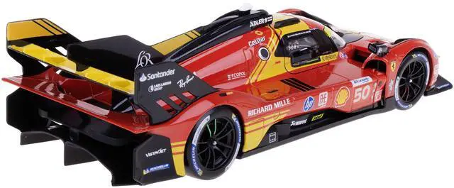 Alt view image 4 of 6 - Ferrari 499P #50 "Ferrari AF Corse" Winner "24 Hours of Le Mans" (2024) "Racing" 1/24 Diecast Model Car by Bburago