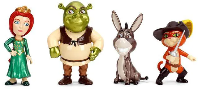 Alt view image 6 of 6 - SSet of 4 Diecast Figures "Shrek" (2001) Movie "Metalfigs" Series Diecast Models by Jada