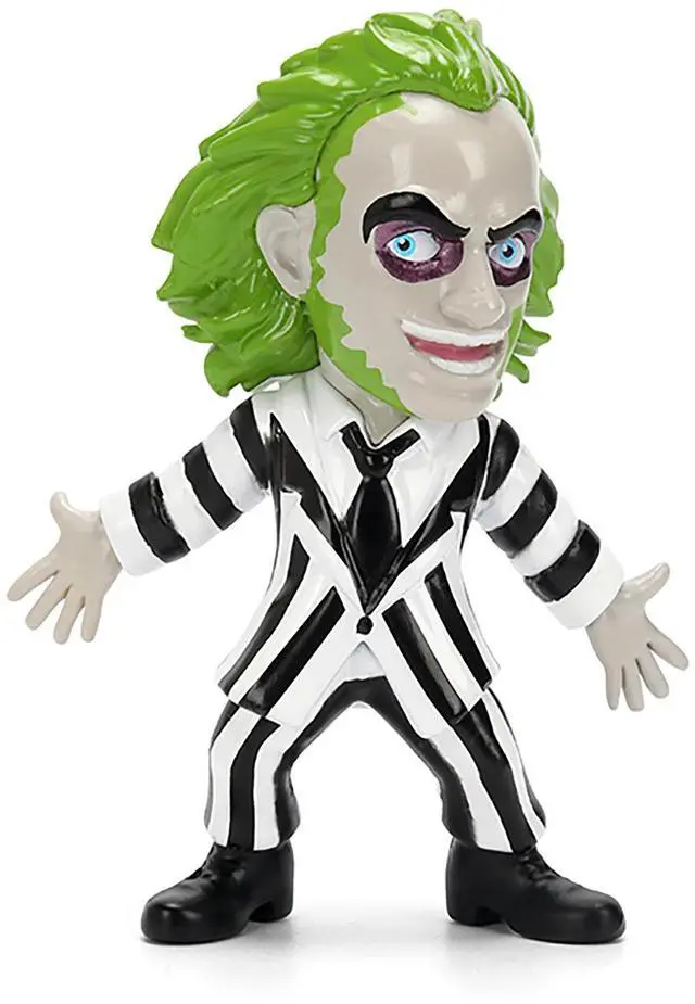 Alt view image 2 of 6 - Set of 4 Diecast Figures "Beetlejuice" (1988) Movie "Metalfigs" Series Diecast Models by Jada
