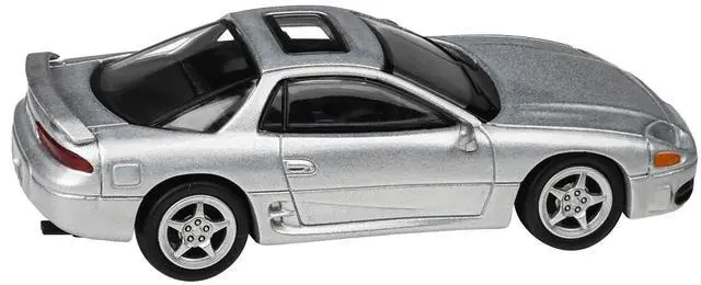 Alt view image 7 of 9 - Mitsubishi 3000GT GTO Silver Metallic with Sunroof 1/64 Diecast Model Car by Paragon Models