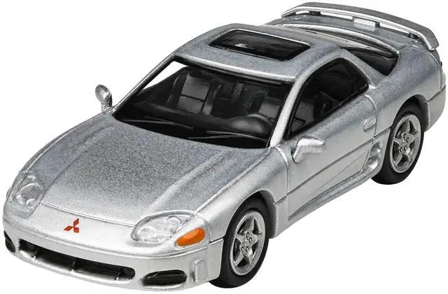 Alt view image 8 of 9 - Mitsubishi 3000GT GTO Silver Metallic with Sunroof 1/64 Diecast Model Car by Paragon Models