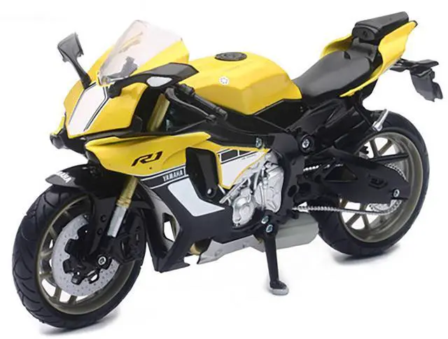 Alt view image 2 of 6 - 2016 Yamaha YZF-R1 Yellow Motorcycle Model 1/12 by New Ray