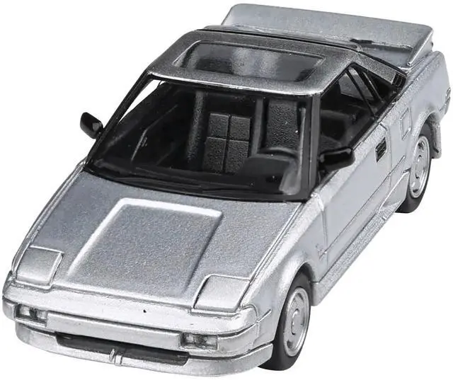 Alt view image 3 of 4 - 1985 Toyota MR2 MK1 Super Silver Metallic with Sunroof 1/64 Diecast Model Car by Paragon Models