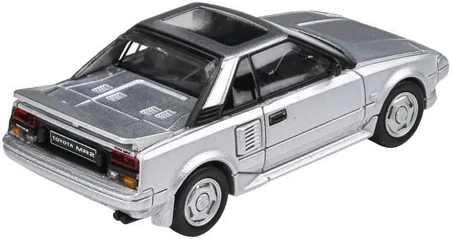 Alt view image 4 of 4 - 1985 Toyota MR2 MK1 Super Silver Metallic with Sunroof 1/64 Diecast Model Car by Paragon Models