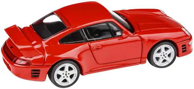Alt view image 7 of 7 - 1995 RUF CTR2 Guards Red 1/64 Diecast Model Car by Paragon