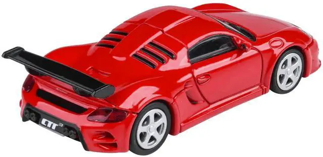 Alt view image 12 of 12 - 2012 RUF CTR3 Clubsport Guards Red 1/64 Diecast Model Car by Paragon Models